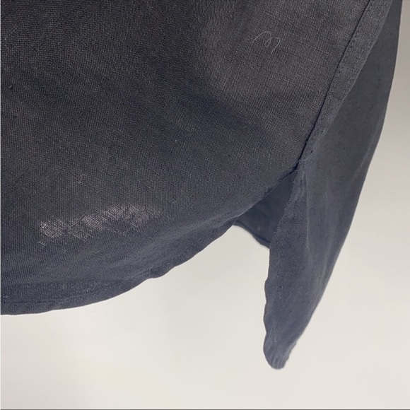 Lauren Ralph Lauren Linen Long Sleeve Button Down Top - Picture 5 of 7